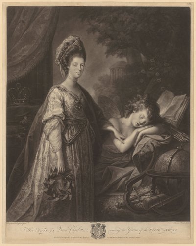 La reine Charlotte fait naître le génie des beaux-arts - Thomas Burke