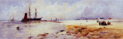 Pêcheurs à Katwyk Sands - Thomas Bush Hardy