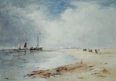 Retour de la flotte de pêche - Thomas Bush Hardy