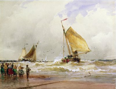 Plage de Scheveningen - Thomas Bush Hardy