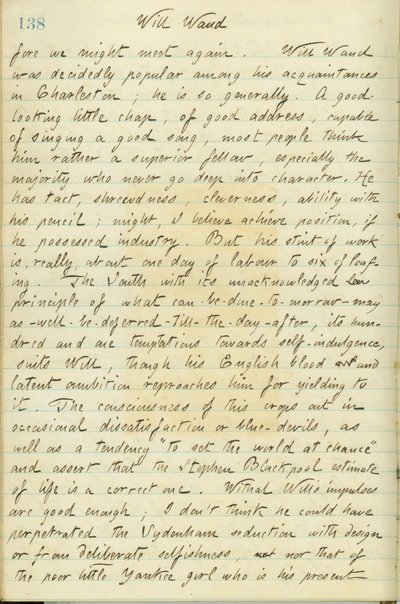Décrit William Waud - Thomas Butler Gunn