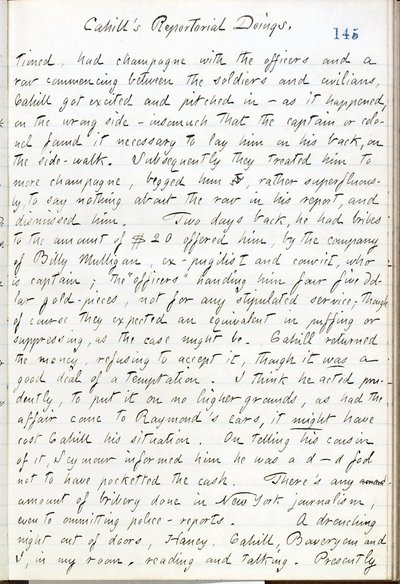 Journaux de Thomas Butler Gunn - Volume 16, page 166, 10 mai 1861 - Thomas Butler Gunn