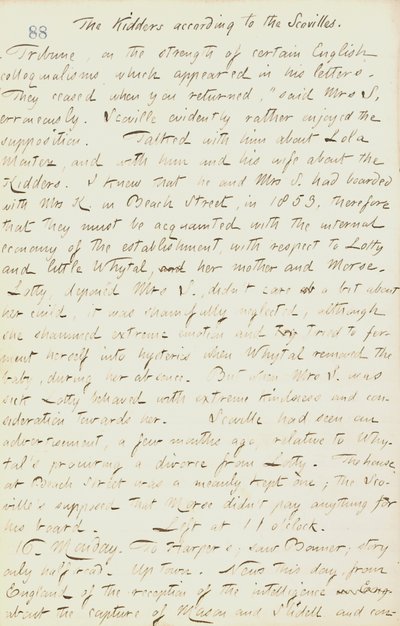 Journaux de Thomas Butler Gunn - Volume 18, page 99, 15 décembre 1861 - Thomas Butler Gunn