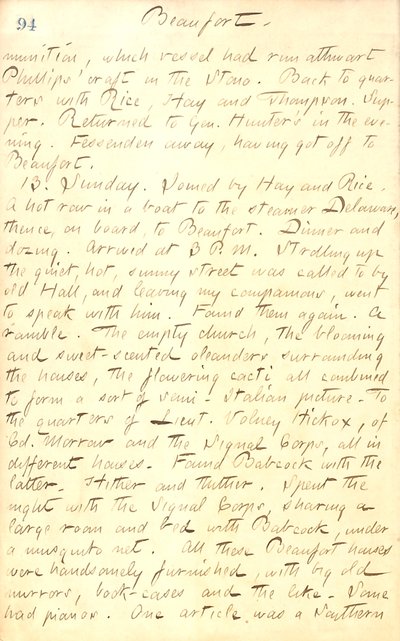 Journaux de Thomas Butler Gunn - Volume 20, page 104, 12 juillet 1862 - Thomas Butler Gunn