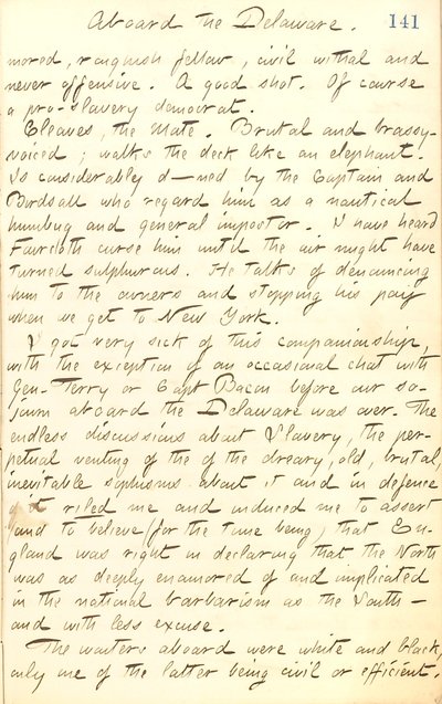 Journaux de Thomas Butler Gunn - Volume 20, page 155, 31 août 1862 - Thomas Butler Gunn