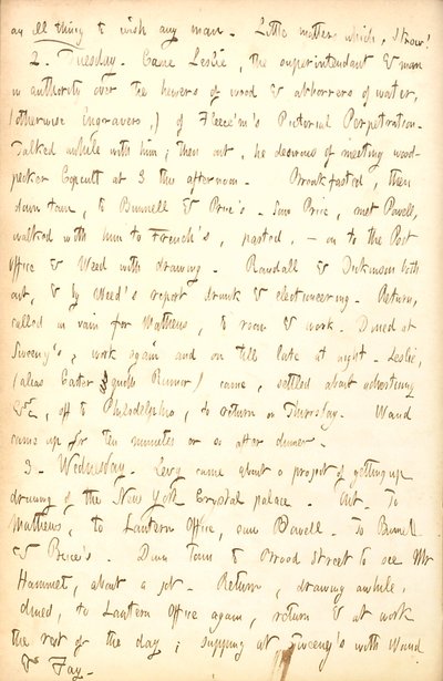 Journaux de Thomas Butler Gunn - Volume 5, page 83, 1-3 novembre 1852 - Thomas Butler Gunn