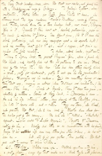 Journaux de Thomas Butler Gunn - Volume 6, page 206, 24-25 novembre 1853 - Thomas Butler Gunn