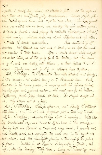 Thomas Butler Gunn Journaux- Volume 7, page 54, 19-22 avril 1855 - Thomas Butler Gunn