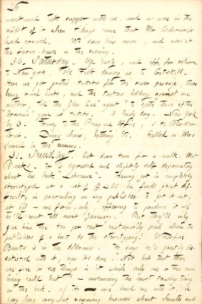 Journaux de Thomas Butler Gunn : Volume 8, page 53, 29-31 août 1856 - Thomas Butler Gunn