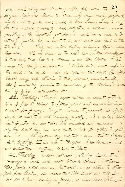 Journaux de Thomas Butler Gunn - Volume 9, page 32, 21-24 novembre 1857 - Thomas Butler Gunn