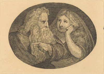 Lear et Cordelia - Thomas Butts, Jr. after William Blake