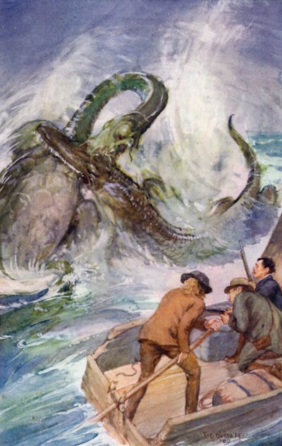 Illustration pour Voyage au centre de la Terre de Jules Verne - Thomas Cantrell Dugdale