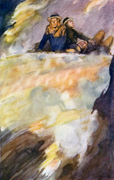 Illustration pour Voyage au centre de la Terre de Jules Verne - Thomas Cantrell Dugdale