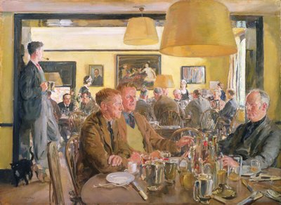 Déjeuner au Chelsea Arts Club - Thomas Cantrell Dugdale