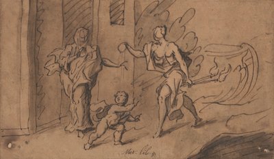Cérès et Abas : Ovide, Métamorphoses, Livre 5 - Thomas Carwitham