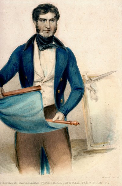 Capitaine George Richard Pechell, Royal Navy, M.P - Thomas Charles (after) Wageman