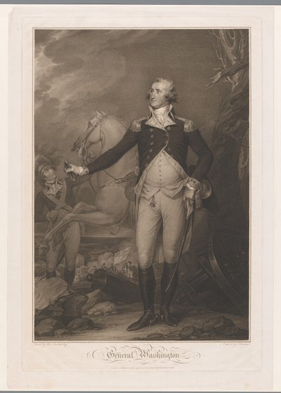 Portrait de George Washington (General Washington) - Thomas Cheesman