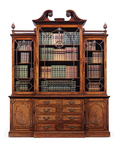 Bibliothèque secrétaire George III, vers 1765 - Thomas Chippendale