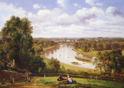 Vue de la Tamise depuis Richmond Hill - Thomas Christopher Hofland