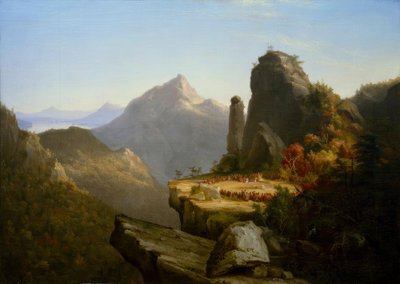 Cooper, Le dernier des Mohicans / Th. Cole - Thomas Cole