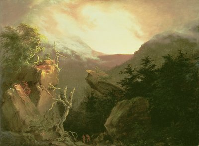 Lever de soleil sur la montagne, 1826 - Thomas Cole