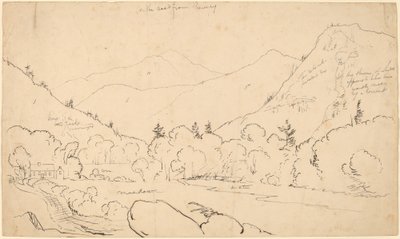 Sur la route de Conway - Thomas Cole
