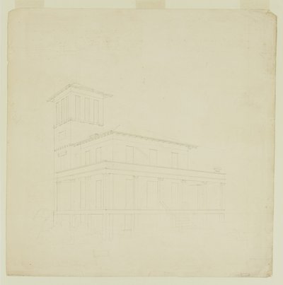 Villa proposée à Catskill - Thomas Cole