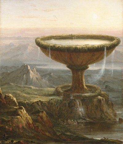 La coupe des Titans, 1833 - Thomas Cole