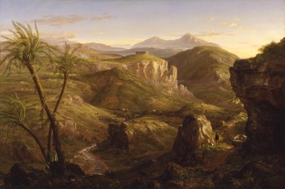 La vallée et le temple de Segesta, Sicile, 1844 - Thomas Cole