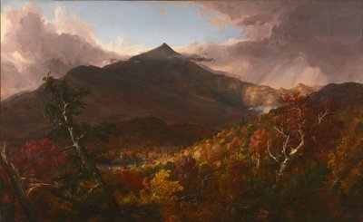 Vue de la montagne Schroon, comté d