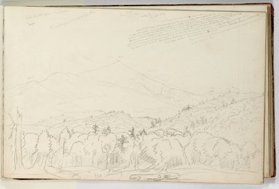 Vue de la montagne Schroon regardant vers le nord, 28 juin - Thomas Cole