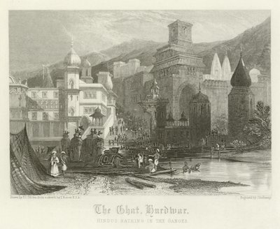 Le ghat, Hurdwar, Inde - Thomas Colman Dibdin