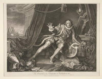 M. Garrick dans le rôle de Richard III - Thomas Cook