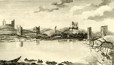 Vue N. des ruines de Clomines, Co. Wexford, 1791 - Thomas Cook