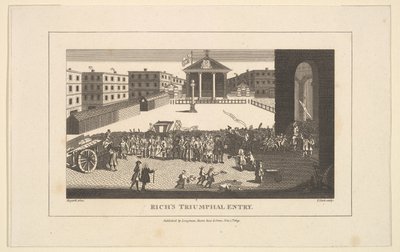 La gloire de Rich, ou son entrée triomphale à Covent Garden, décembre 1732, 1er novembre 1809 - Thomas Cook