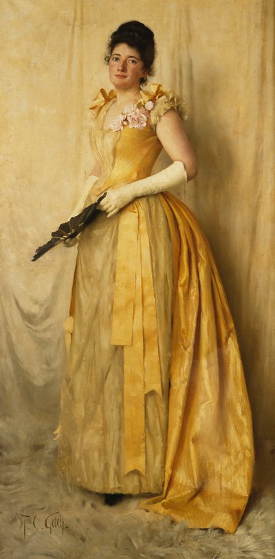 La dame en or - Un portrait de Mme, vers 1891 - Thomas Cooper Gotch