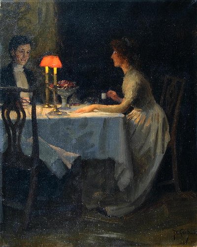 "Le Temps était" - Thomas Cooper Gotch