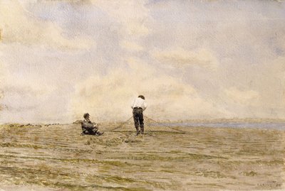 Réparation du filet, 1882 - Thomas Cowperthwait Eakins
