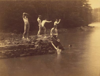 Étude pour la piscine - Thomas Cowperthwait Eakins