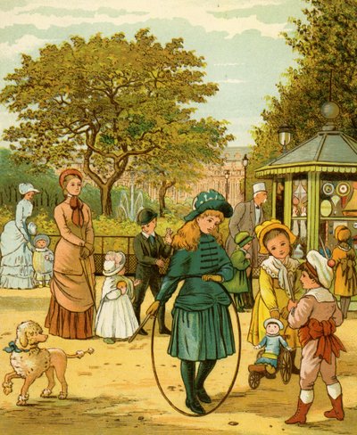 Parc à Paris à la fin du 19ème siècle - Thomas Crane