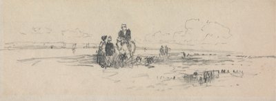 Figures sur le rivage - Thomas Creswick