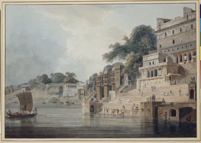 Dasasvamedha Ghat, Bénarès - Thomas Daniell