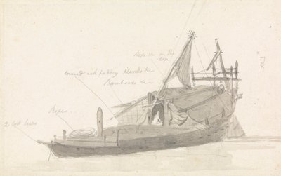 Barge de Pêche - Thomas Daniell