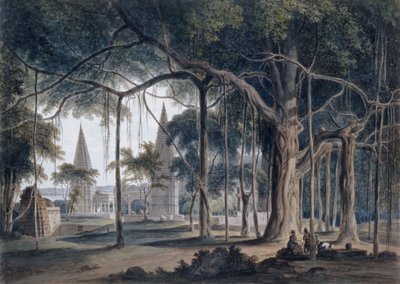 Temples hindous à Agori, Uttar Pradesh - Thomas Daniell