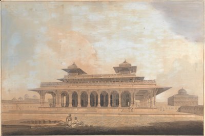 Partie du palais à Allahabad - Thomas Daniell