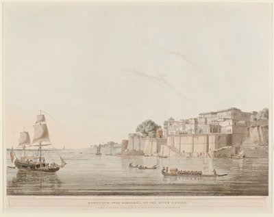 Ramnugur, près de Bénarès, sur le Gange - Thomas Daniell
