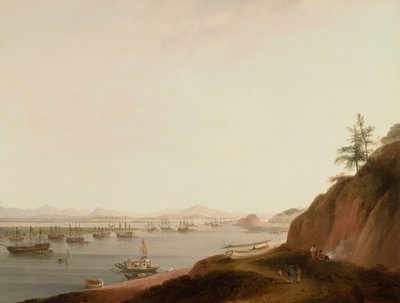Navires sur la rivière Whampoa - Thomas Daniell