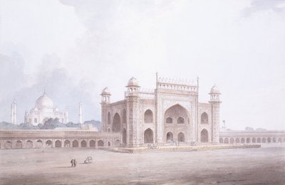 La porte du Taj Mahal, Agra, Uttar Pradesh - Thomas Daniell