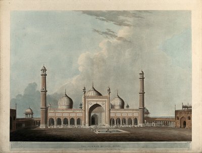 Le Jummah Musjed, Delhi - Thomas Daniell