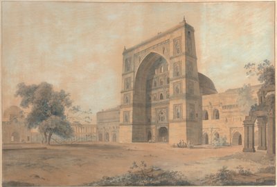 La mosquée de Juanpore construite par Sultan Hussain Sherki (décembre 1789) - Thomas Daniell